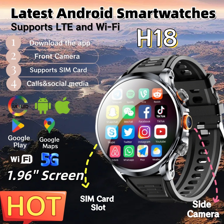 Seaweed Snack - NUEVO Reloj Inteligente Android H18 4G