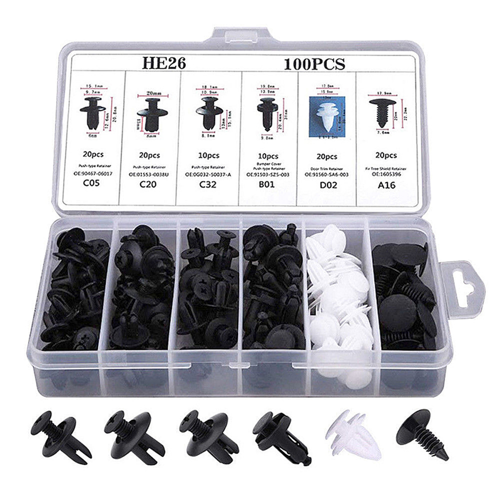 Trail Mix - 100 Uds accesorios de coche Clip