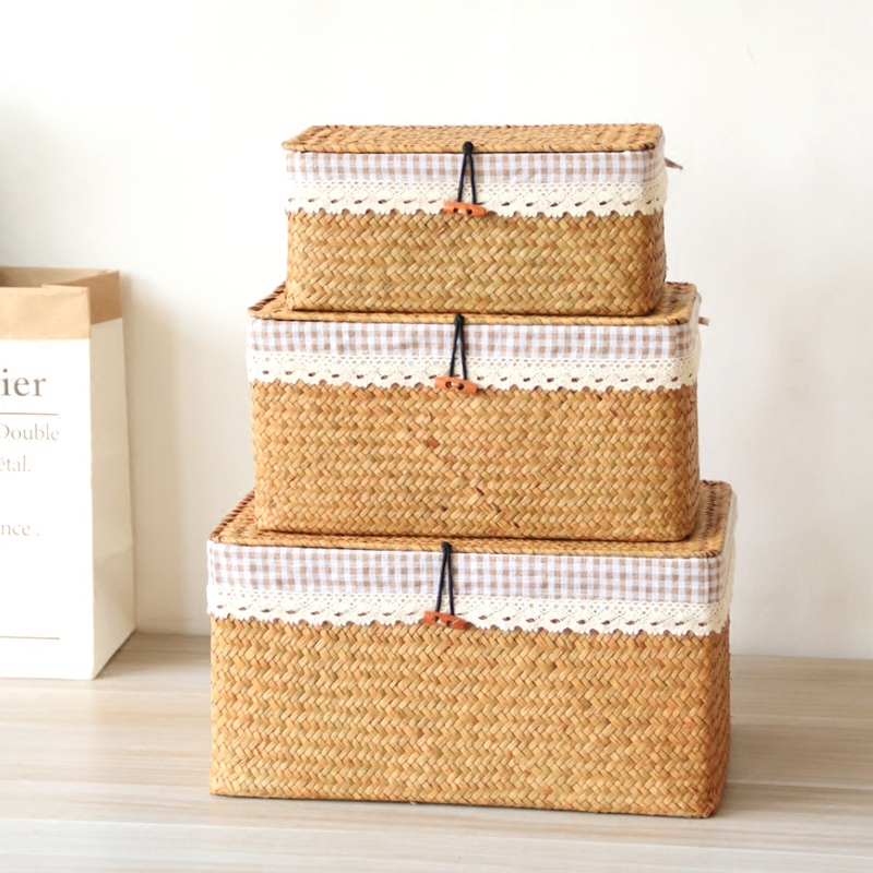 Seaweed Snack - Caja tejida de algas marinas, cesta