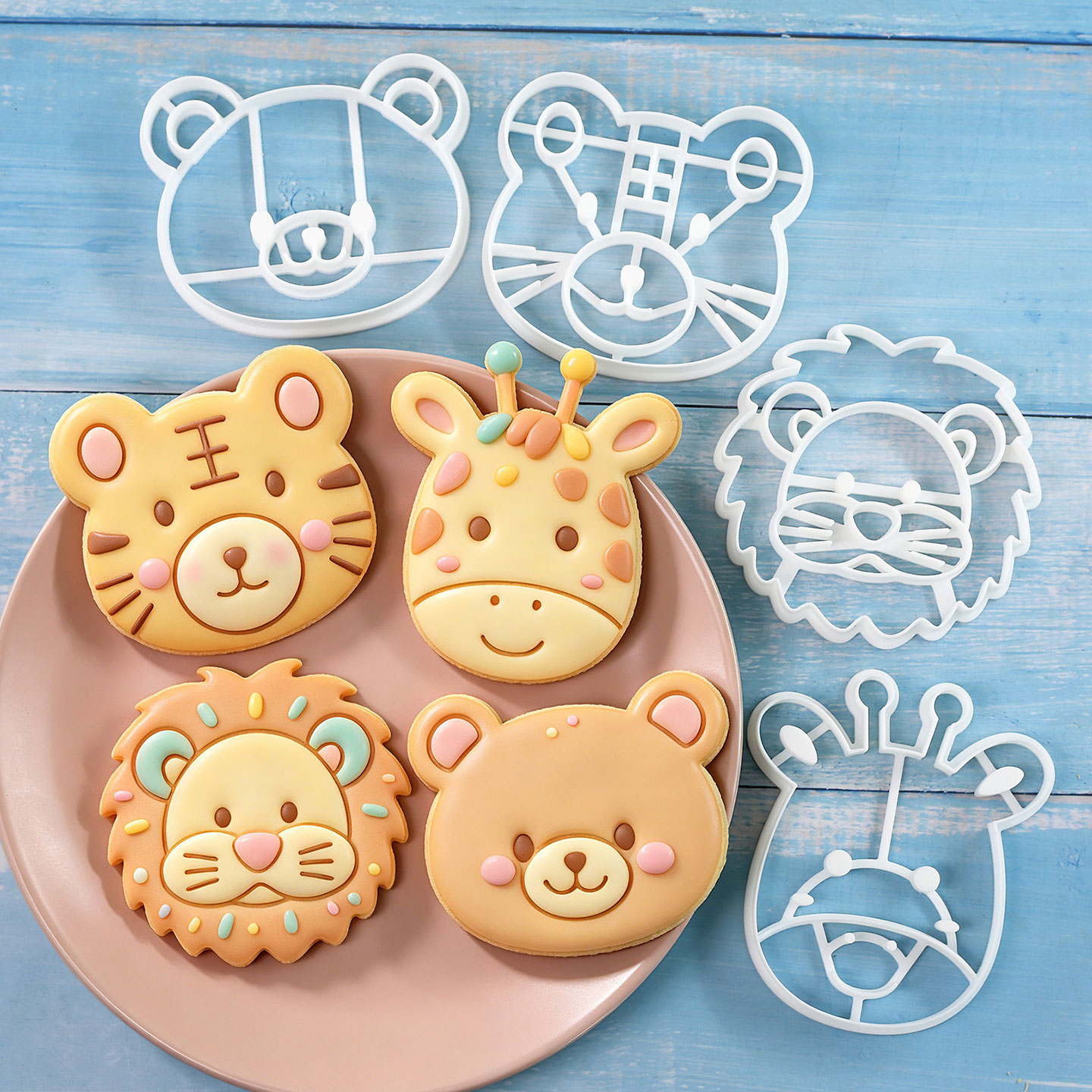 Juego de 4 Cortadores de Galle - Cookies Pack reseña y precio