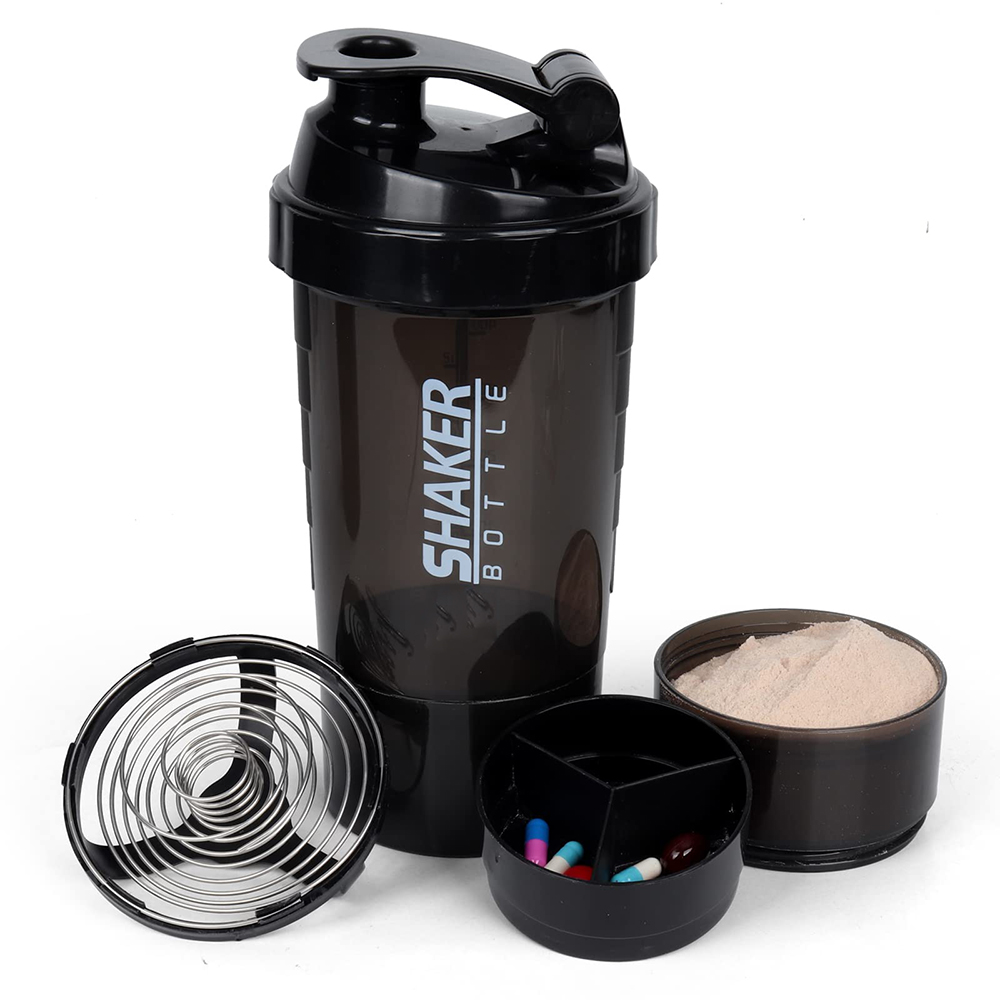 Agitador de 3 capas, botella d - Protein Bar reseña y precio